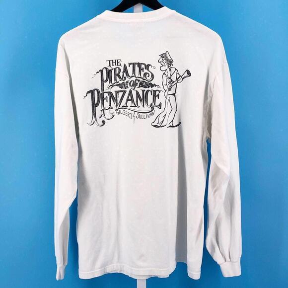 Pirates of Penzance Auburn University long sleeve tshirt 90s 1990s vintage - Picture 1 of 4